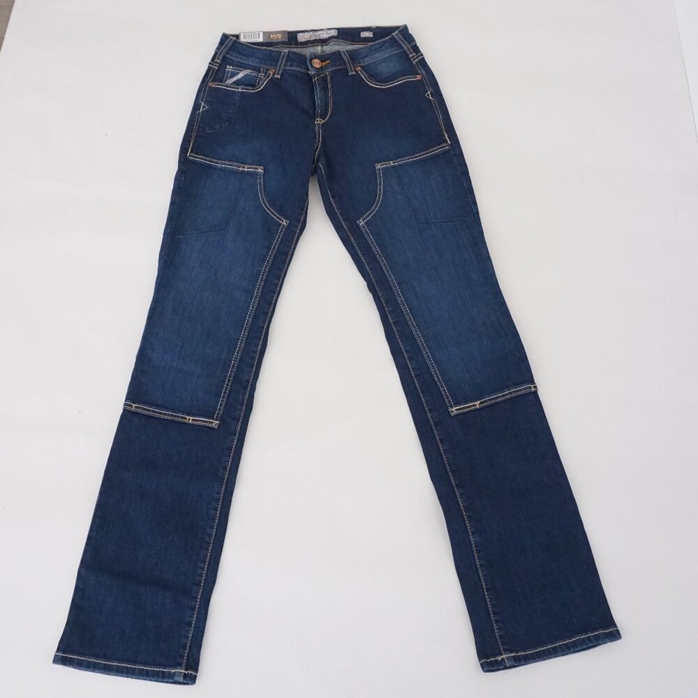 Ariat Women's Dark Indigo Straight Leg Jeans with Contrast Stitching